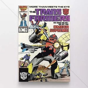 Transformers #18 Poster Canvas Comic Book Cover Book Art Print - Picture 1 of 4