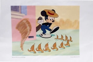 WALT DISNEY Mickey Mouse THE LITTLE WHIRLWIND Movie Classic ART PRINT 11x14 - Picture 1 of 11