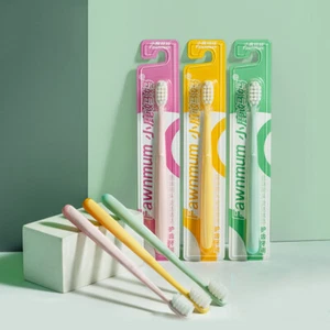 Cepillo de dientes suave ultrafino herramientas de limpieza de dientes cuidado bucal cepillo de dientes para adultos - Imagen 1 de 11