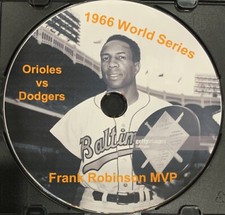 1966 World Series Baltimore Orioles vs Los Angeles Dodgers - Frank Robinson MVP