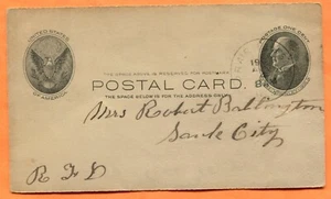 Sauk City WI Postkarte William McKinley PM 1906 Mrs. Patchen - Bild 1 von 3