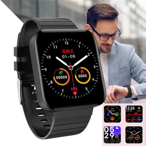 Reloj inteligente con pantalla táctil Bluetooth impermeable fitness relojes para hombre y mujer para teléfono - Imagen 1 de 12