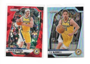 2024-25 Panini Prizm - Andrew Nembhard #6 Red Ice Prizm & T.J. McCONNELL PRIZM - Picture 1 of 2
