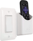 The No-Screwups Remote Control Holder by Mount Genie (White): Wall Mount with No