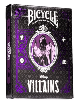Bicycle Disney Villains (Purple) Playing Cards – New Sealed Deck - Image 1 of 2