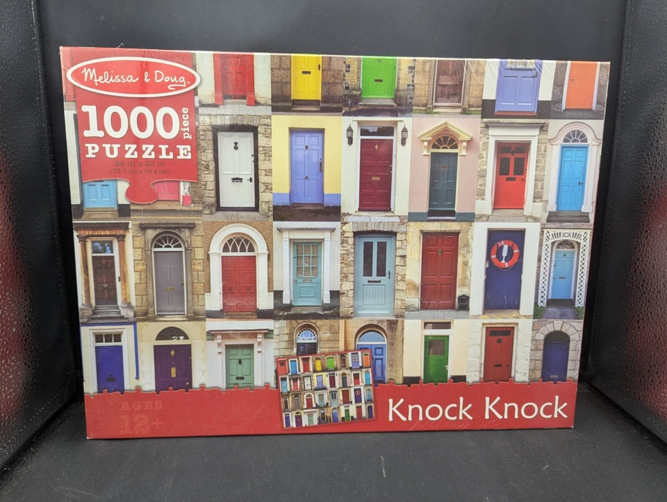 Knock Knock Puzzle by Melissa & Doug 1000 piece 29" x 23" - Image 1 of 1