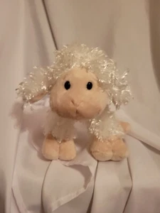 GANZ WEBKINZ WHITE EASTER SHEEP LAMB HM201 7” PLUSH STUFFED ANIMAL (NO CODE) - Picture 1 of 2