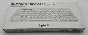 LOGITECH K380 MULTI-DEVICE PORTABLE KEYBOARD WHITE SLIM COMPACT WIRELESS - Picture 1 of 2