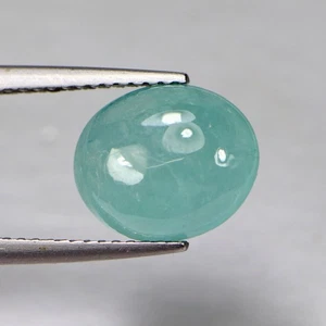 3.40 Cts 100% Natural Grandidierite Cabochon Bluish Green Madagascar - Foto 1 di 6