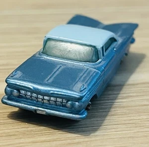 Matchbox Lesney  CHEVROLET IMPALA No. 57 Two Tone Blue with Grey Wheels Nice! - Picture 1 of 7