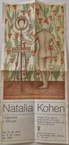 Afiche / Poster Original - Natalia Kohen - Grabados Y Dibujos (1990) - Bild 1 von 3
