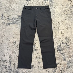 Lululemon Pants Mens 34 Grey ABC Classic Five Pocket Athletic Commuter Stretch - Picture 1 of 11
