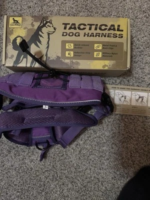 Wingoin Tactical Dog Harness Support and Comfortable All Breeds Size Large - Image 1 of 4