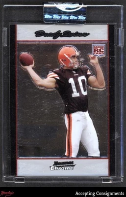 2007 Bowman Chrome Uncirculated Rookie #BC57 Brady Quinn RC 0502/1079 Browns - Image 1 of 2