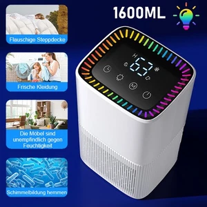 1600ml Luftentfeuchter Elektrisch Raumentfeuchter Entfeuchter mit Wassertank DHL - Bild 1 von 12