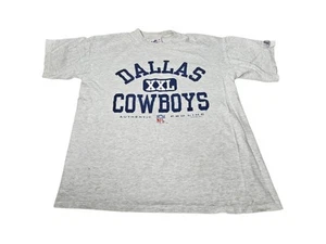 VTG 90s Dallas Cowboys T-Shirt Men's Large Logo Athletic Heather Gray - Picture 1 of 11
