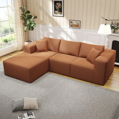 DIY Sofa Chaise Lounge Tatami Sectional Sofa Free Combination Sofa L-shaped Sofa - Image 1 of 4