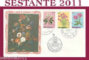 SAN MARINO, FDC FILAGRANO, 2.12.1971 BLUMEN (59) - Bild 1 von 1