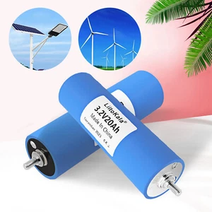 For 4S 12V 24V Hight Quality 3.2V 20Ah Grade A LiFePO4 Battery Phosphate Cell - Picture 1 of 23