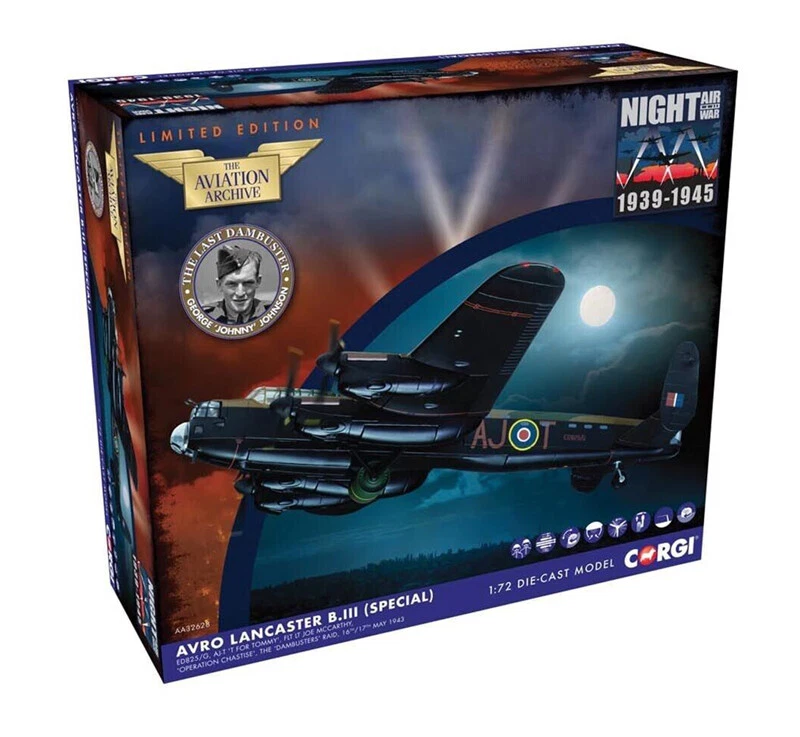 Corgi 1/72 Scale AA32628 - Avro Lancaster B.III Special Dambusters 1943