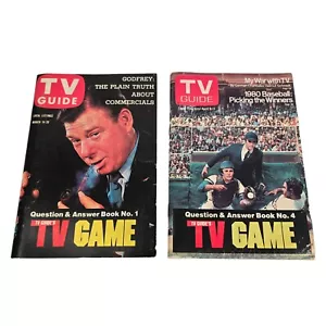 TV Guide's TV Game Question and Answer Book Lot 1984 Pop Culture Retro Vintage - Picture 1 of 12
