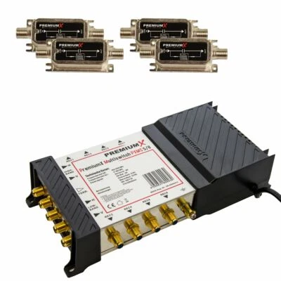 PremiumX Multischalter 5/8 Switch Netzteil inkl. 4x 22 KHz Tone Generatoren - Bild 1 von 4