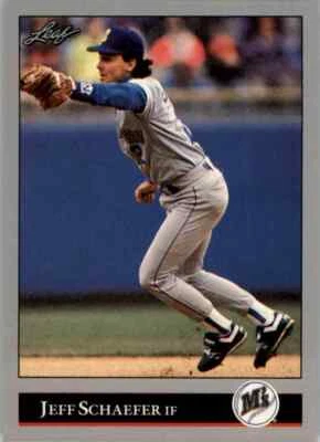 1992 Leaf Jeff Schaefer #513 - Image 1 of 2