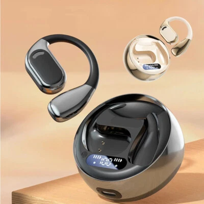 TWS Wireless Earphones Bluetooth Headphones Sports Ear Hook Running Bass Earbuds - Image 1 of 4