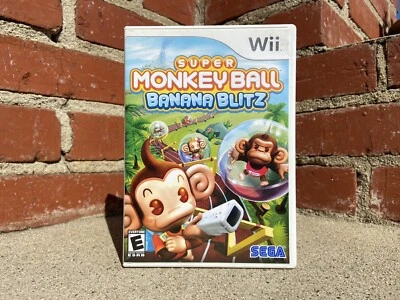 Super Monkey Ball: Banana Blitz (Nintendo Wii, 2006) with Manual - Image 1 of 4