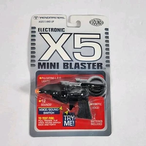 1991 Trendmasters Electronic X5 Cyber Blaster Toy Gun- New - Picture 1 of 9