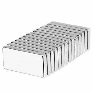 1 x 1/2 x 1/8 Inch Strong Neodymium Rare Earth Block Magnets N42 (14 Pack) - Picture 1 of 2
