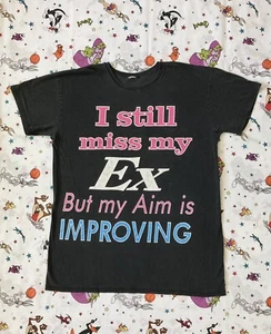 VTG “I Still Miss My Ex But My Aim is Improving” Tee - Bild 1 von 11