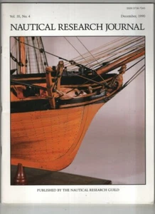 Nautical Research Journal Mag English Brig Of War December 1990 020122nonr - Imagen 1 de 2