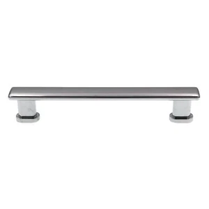 Tirador de barra de gabinete cuadrado Pride Manhattan 5" (128 mm) Ctr cromo pulido P92927-PC - Imagen 1 de 3