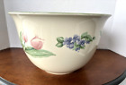 Pfaltzgraff 10.5” Large Deep Mixing Serving Bowl Garden Party Tulips Flowers