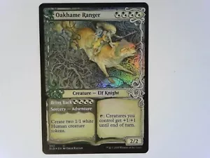 Foil Oakhame Ranger // Bring Back Throne of El- Magic the Gathering MTG - Multi - Picture 1 of 2