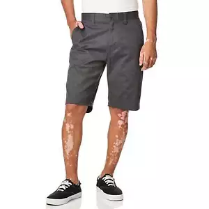 Volcom Men's Frickin Modern Stretch Charcoal Heather Shorts (CHH) - Picture 1 of 16