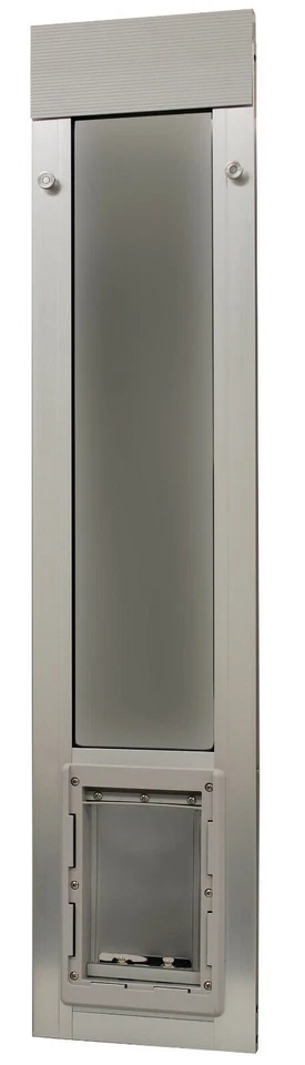 Side Sliding Window Door - Extra Large 101/2" x 15" Flap Brushed Aluminum - Image 1 of 1