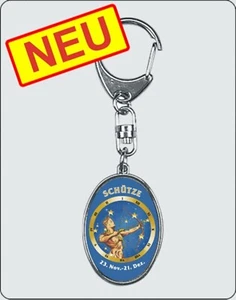 Key holder star sign Sagittarius 40 x 30 mm - Imagen 1 de 1