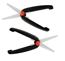 Kitchen Scissors Retractable Shears Multi Purpose Baking Craft Herb Stripper X2