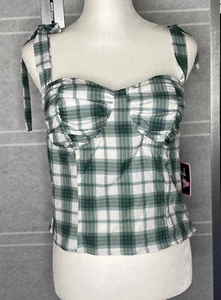 New Mixed Threads Los Angeles Women's Cropped Top Size XL - Picture 1 of 10