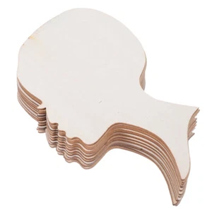 12PCS Ritagli Viso Donna Africana con Ciglia Donna Silhouette Testa Decorazione Legno - Foto 1 di 12