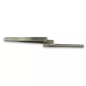 Cross lock closed tweezers serrated squeeze to open steel QUALITY reverse locks - Picture 1 of 2