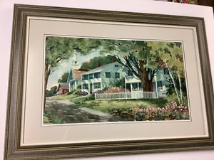 Original Denise Patchell Olson Watercolor Dublin N.H. Artist - Picture 1 of 17