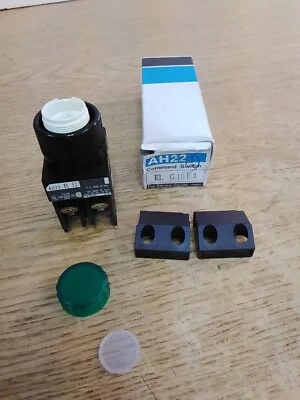 Fuji Green Illuminated Push Button AH22-EL E3 AH22 G10E3 - Image 1 of 3