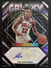 Ayo Dosunmu 2022-23 Panini Obsidian Basketball Galaxy Auto /149 Bulls