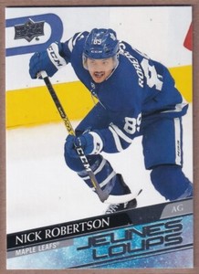 2020-21 Upper Deck Young Guns French #237 Nick Robertson RC - JEUNES LOUPS