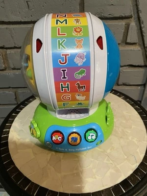 Rueda giratoria para bebé LeapFrog Alphabet Zoo Discovery Ball, luces musicales, ABC, Foto 1 de 4
