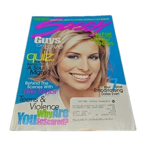Sassy Magazine July 1996 Niki Taylor Jared Leto Teen Fashion Vintage 90s Girl - Picture 1 of 4