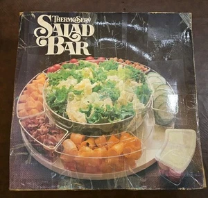 ThermoServ DREHENDE SALATBAR LAZY SUSAN MIT AUFBEWAHRUNG *** BONUS AERO BOWLS - Bild 1 von 14